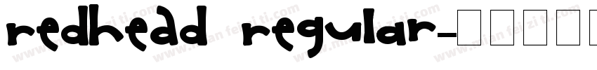 REDHEAD Regular字体转换